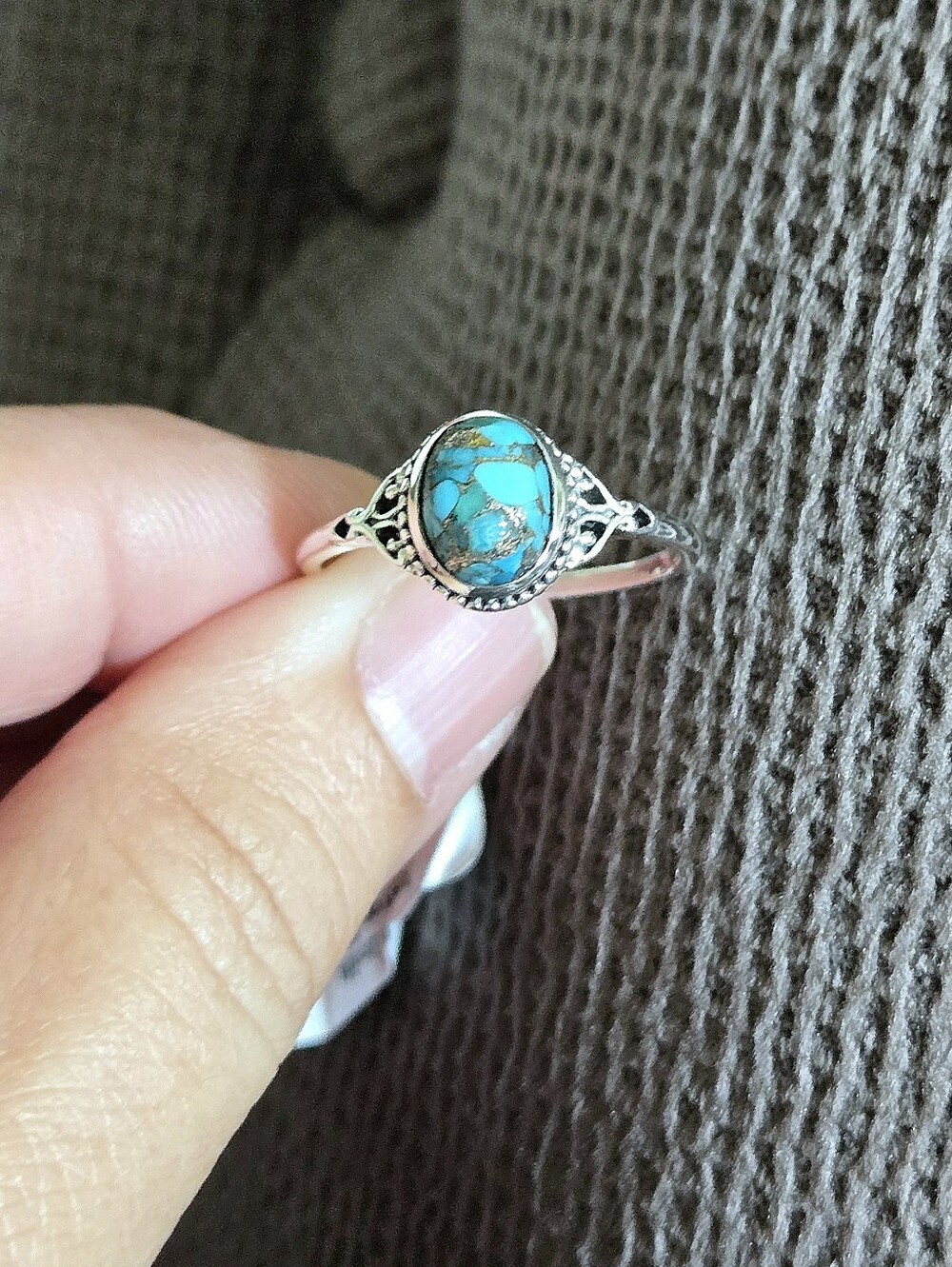 Shivam Blue💙 Copper Turquoise Ring💍 - NWT